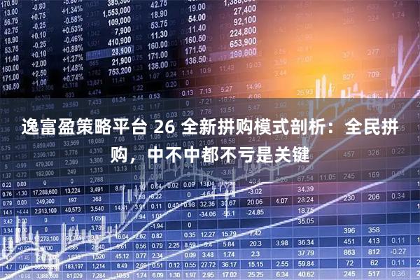 逸富盈策略平台 26 全新拼购模式剖析：全民拼购，中不中都不亏是关键